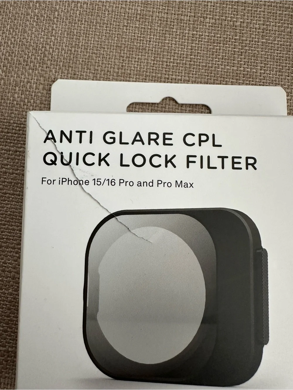 Moment CineClear‎ UV QuickLock Filter for iPhone 15/16 Pro & Pro Max